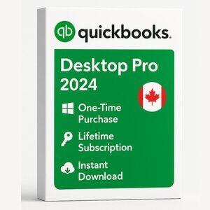 Intuit QuickBooks Pro 2024 Desktop Accounting